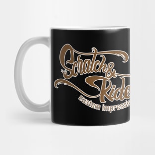 Scratch & Ride Brand (Brown Logo) Mug